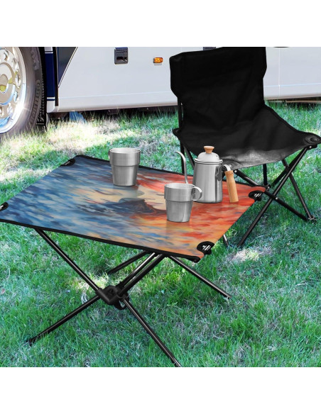 Mesa de Camping Plegable GOODOLD 60x40cm Ligera y Portátil Mesa de Camping Plegable GOODOLD 60x40cm Ligera y Portátil