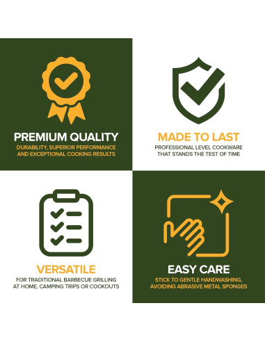 Plancha Reversible de Hierro Fundido Innovaciones Modernas 44.7x25.4cm