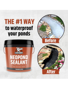 Sellador Impermeable Liquid Rubber NeoPond 3.78L Negro 2
