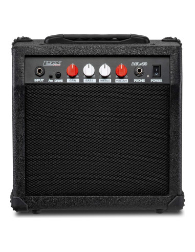 Amplificador de guitarra eléctrica LyxPro AGL20 20W con jack y aux
