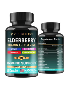 Suplemento Inmunológico Saúco Fresh Leaf 60 Cápsulas