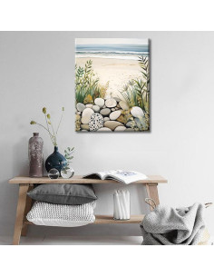 Kit Pintar por Números Rebotipy Playa 40x50cm Acrílico 2