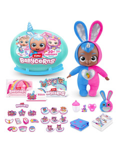 Muñeca Interactiva Babycorns Grande ZURU Conejo con Luces y Sonidos