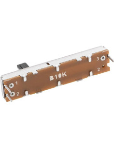 Potenciómetro Lineal uxcell B10K 45mm para Regulación de Volumen 2