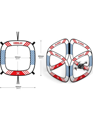 5 Puertas de Carreras FPV Uneeruiqy para Drones DJI Avata