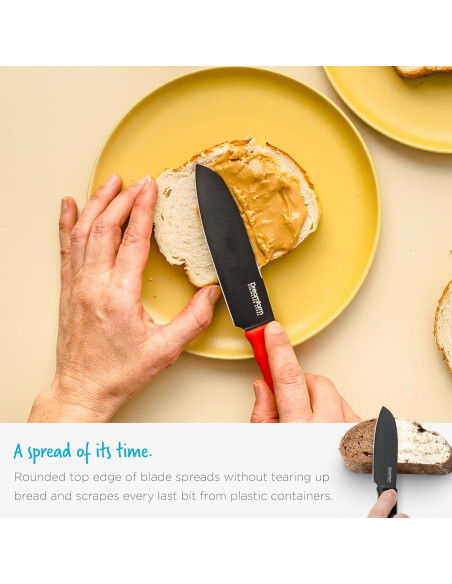 Cuchillo de Pelar Dreamfarm DFKD5110 11.43 cm Negro con Funda