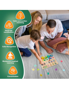 Tablero Magnético de Laberinto Pristine Playtime - Juguete Educativo para Niños 3-6 Años 2