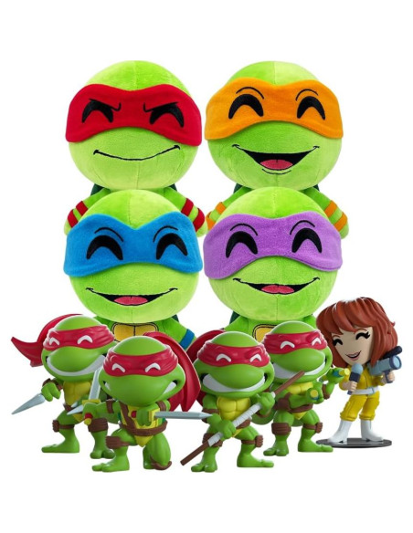 Peluche Michelangelo Chibi 23cm Youtooz TMNT Suave