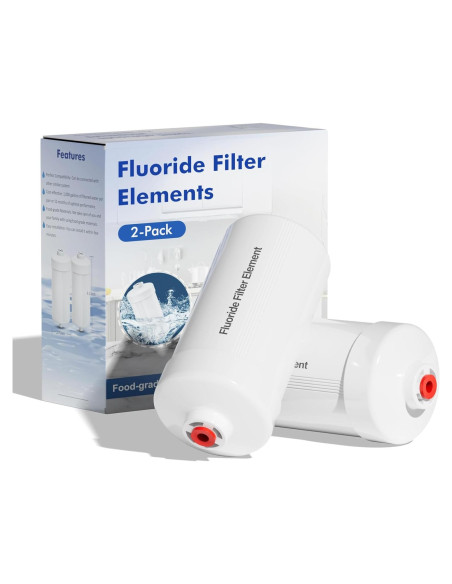Filtros de Fluoruros Purewell FL-2 Paquete de 2, 5 Etapas Filtros de Fluoruros Purewell FL-2 Paquete de 2, 5 Etapas