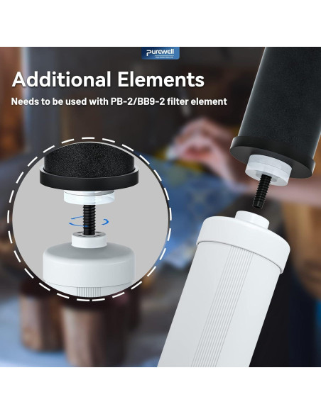 Filtros de Fluoruros Purewell FL-2 Paquete de 2, 5 Etapas Filtros de Fluoruros Purewell FL-2 Paquete de 2, 5 Etapas