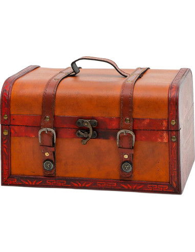 Cofre Decorativo de Madera Innovaciones Trademark 31.75 cm