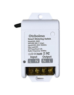 Interruptor Inteligente Inalámbrico Otcboimo 30A WiFi Control Remoto