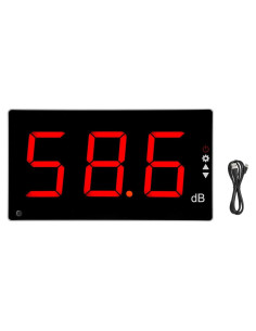 Medidor de Nivel de Sonido Digital Mulcort 30-130dB Pantalla LCD