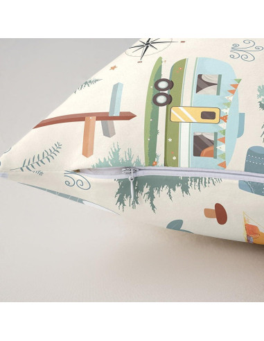 Erosebridal Fundas de Cojín Cuadradas 40.64 cm Set de 2