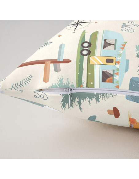 Erosebridal Fundas de Cojín Cuadradas 40.64 cm Set de 2