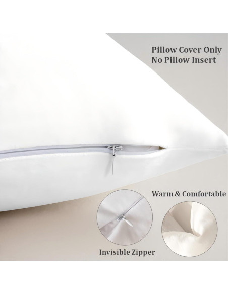 Erosebridal Fundas de Cojín Cuadradas 40.64 cm Set de 2