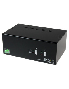 Interruptor KVM DVI USB StarTech 2 Puertos con Audio