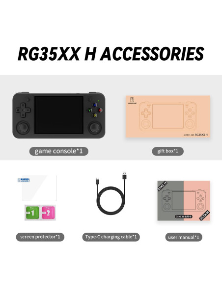 Consola de juegos portátil Anbernic RG35XX H 64GB pantalla IPS