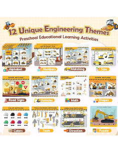 Libro Ocupado Montessori Toyze para Niños 2-8 Años Actividades 2