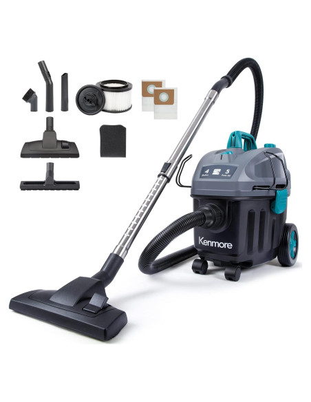 Aspiradora Kenmore KW3050 Húmeda y Seca 15.14L 5 HP HEPA