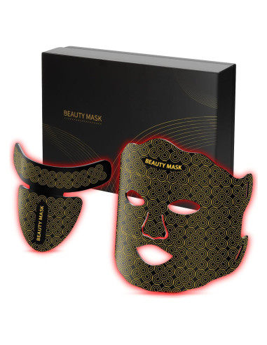 Máscara de Terapia de Luz Roja SECOCTSR 7 Colores 3 Brillos