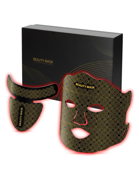 Máscara de Terapia de Luz Roja SECOCTSR 7 Colores 3 Brillos