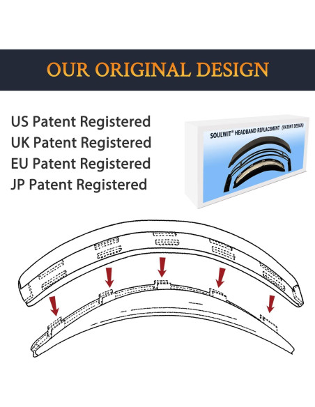 Funda de diadema SOULWIT para Bose QuietComfort 45 y SE - Humo blanco