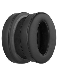 Almohadillas de Reemplazo INF para Auriculares Sennheiser HD4.50/HD4.40, 1 Par de Cuero Artificial con Espuma de Memoria