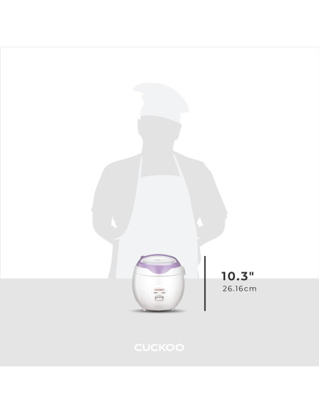 Cocedor de Arroz Eléctrico Cuckoo CR-0671V 3L Violeta/Blanco