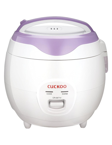 Cocedor de Arroz Eléctrico Cuckoo CR-0671V 3L Violeta/Blanco