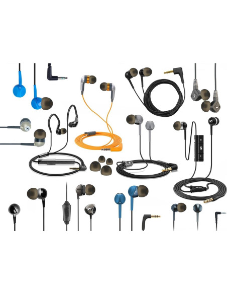 12 Adaptadores de Repuesto Grande (L) para Auriculares Sennheiser