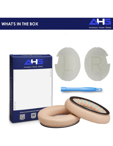 Almohadillas de Repuesto AHG para Bose SoundLink AE2 Beige