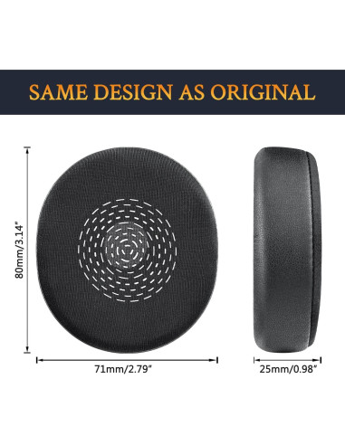 Almohadillas de Gel Refrigerante SOULWIT para Jabra Evolve2 75