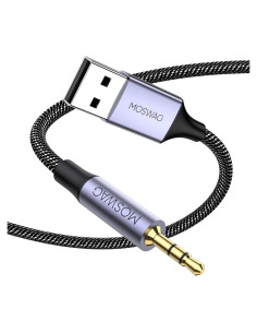 Cable USB a 2.5mm MOSWAG 1.83m Hi-Fi para Auriculares