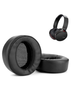 Almohadillas de Repuesto WADEO para Auriculares Sony MDR-XB950BT - 2 Piezas