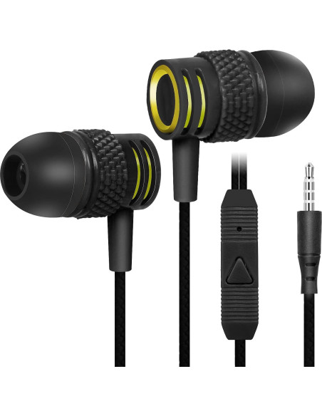 Auriculares In-Ear UrbanX UXR2 con Micrófono y Cable Antienredos Auriculares In-Ear UrbanX UXR2 con Micrófono y Cable Antienredos