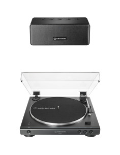 Tornamesa Bluetooth Audio-Technica AT-LP60XBT + Altavoz AT-SP65XBT 2