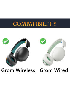 Almohadillas de Gel Refrigerante SOULWIT para Auriculares Grom - Negro 2