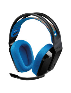 Auriculares Inalámbricos Logitech G535 LIGHTSPEED para Juegos - 33 Horas Batería, PC, PS5, Negro/Azul (Renovado)
