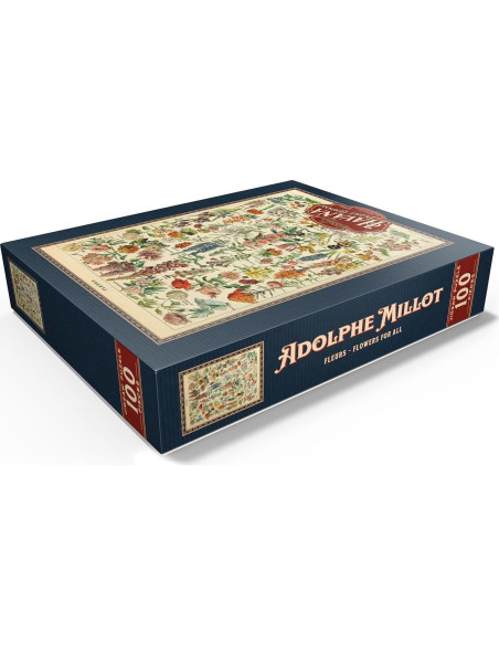 Rompecabezas 100 Piezas MyPuzzle Fleurs Adolphe Millot Rompecabezas 100 Piezas MyPuzzle Fleurs Adolphe Millot