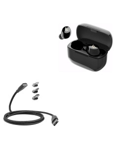 Cable MagnetoSnap BoxWave 100W PD para Edifier TWS1 - Negro