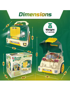 Juego de Motor Desmontable Mobius Toys para Niños 3-5 Años 2