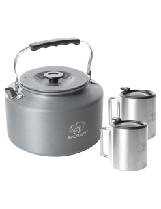 Hervidor de Camping Bulin 2.2L con 2 Tazas de Acero Inoxidable