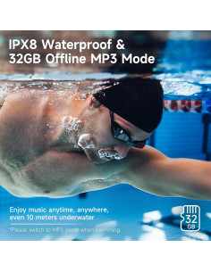 Auriculares de Conducción Ósea LOBKIN X18 Bluetooth 5.4 IPX8 2