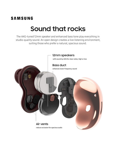 Auriculares Inalámbricos Samsung Galaxy Buds Live - Rojo Místico