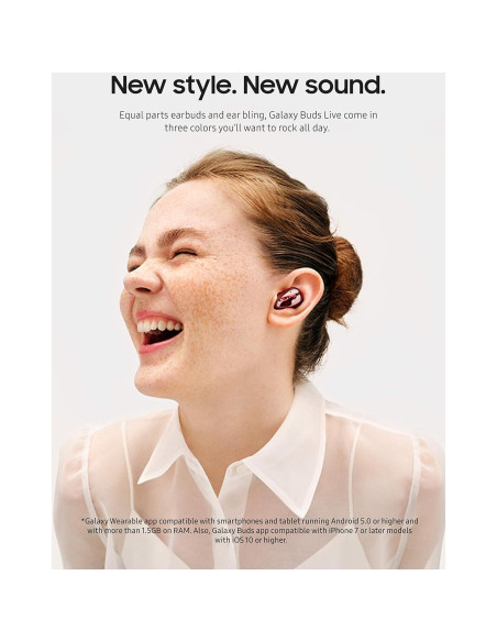 Auriculares Inalámbricos Samsung Galaxy Buds Live - Rojo Místico