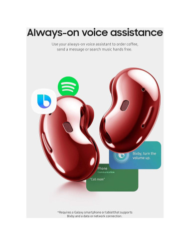 Auriculares Inalámbricos Samsung Galaxy Buds Live - Rojo Místico