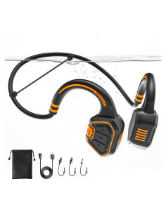 Auriculares de Conducción Ósea Alex OPENEAR Wave IP68 Naranja