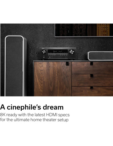 Receptor AV Denon AVR-S760H 7.2 Canales 8K Dolby Atmos