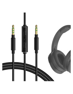 Cable de Audio GEEKRIA 3.5mm con Micrófono para Skullcandy